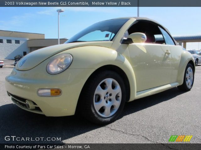 2003 Volkswagen New Beetle GLS Convertible in Mellow Yellow