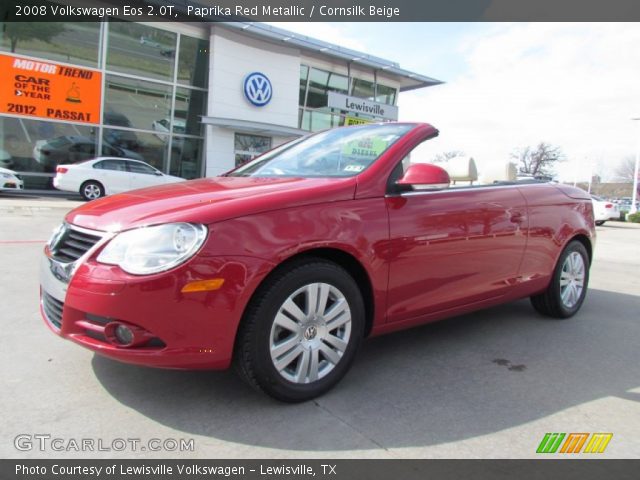 2008 Volkswagen Eos 2.0T in Paprika Red Metallic