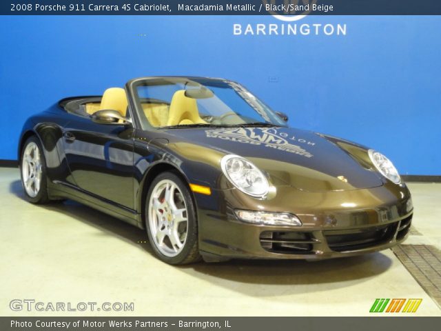 2008 Porsche 911 Carrera 4S Cabriolet in Macadamia Metallic