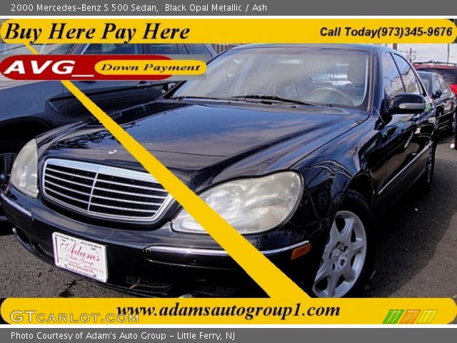 2000 Mercedes-Benz S 500 Sedan in Black Opal Metallic