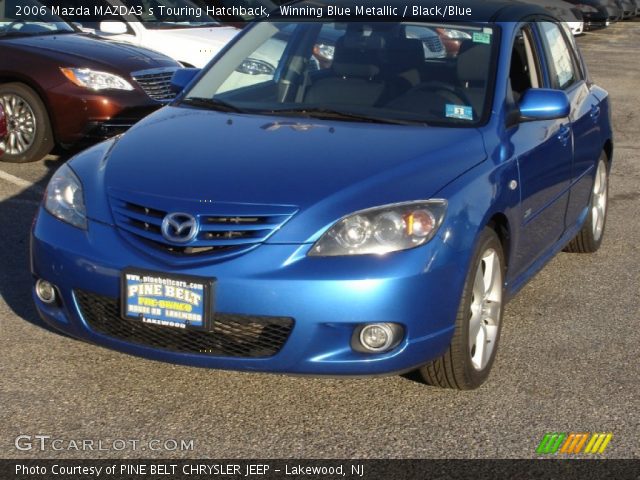 2006 Mazda MAZDA3 s Touring Hatchback in Winning Blue Metallic