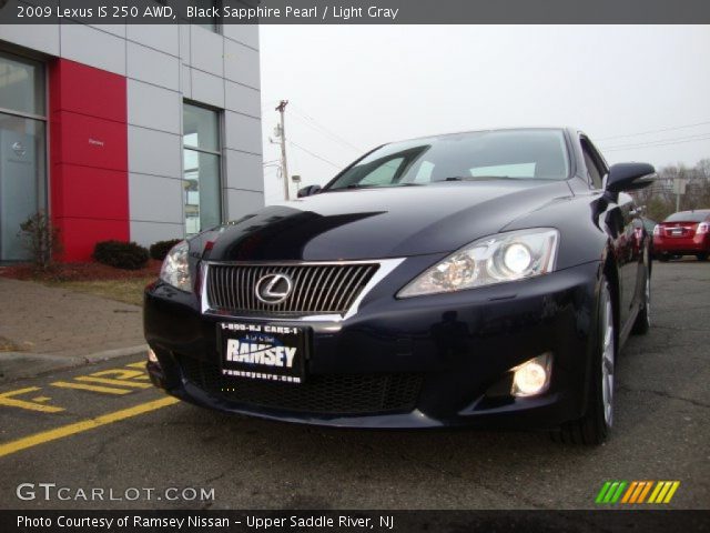 2009 Lexus IS 250 AWD in Black Sapphire Pearl