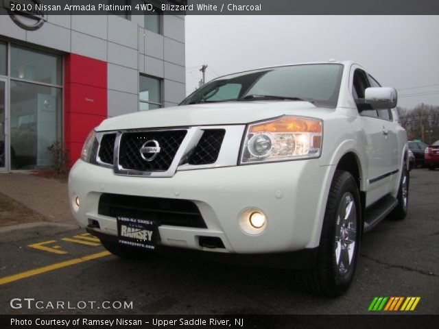 2010 Nissan Armada Platinum 4WD in Blizzard White