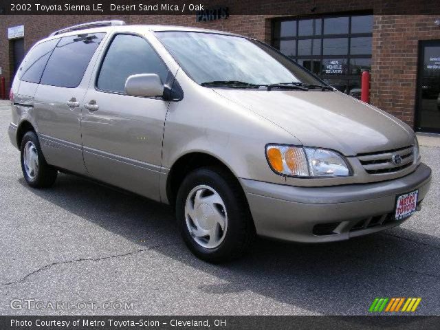 2002 Toyota Sienna LE in Desert Sand Mica