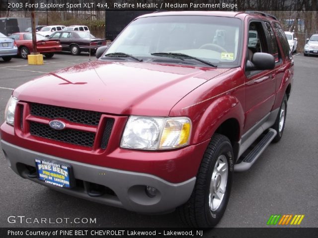 2003 Ford Explorer Sport XLT 4x4 in Redfire Metallic