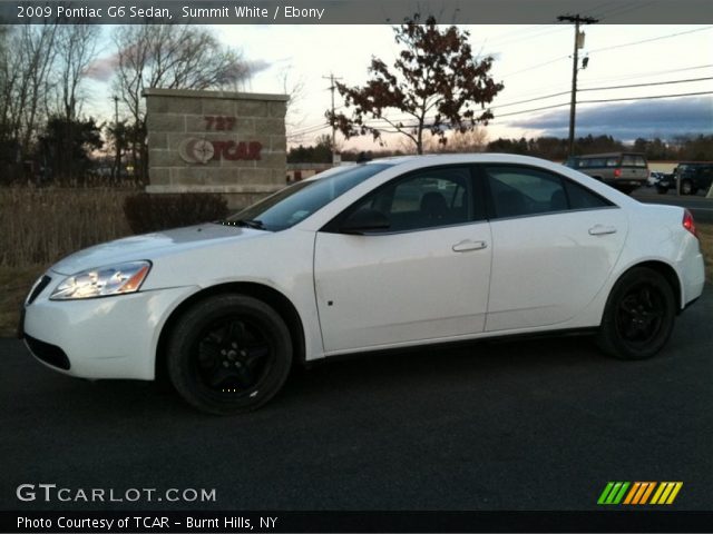 2009 Pontiac G6 Sedan in Summit White