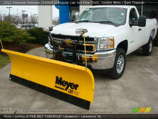 2012 Chevrolet Silverado 2500HD LS Regular Cab 4x4 Plow Truck in Summit White