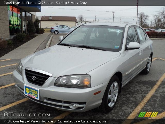 2006 Hyundai Elantra GLS Sedan in Sterling Silver