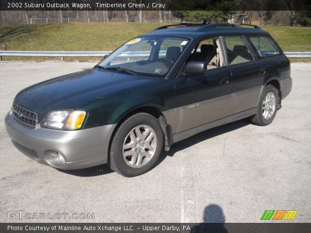2002 Subaru Outback Wagon in Timberline Green