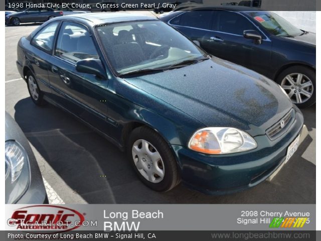 1998 Honda Civic EX Coupe in Cypress Green Pearl