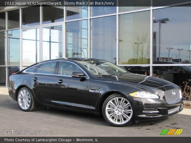 2011 Jaguar XJ XJ Supercharged in Ebony Black