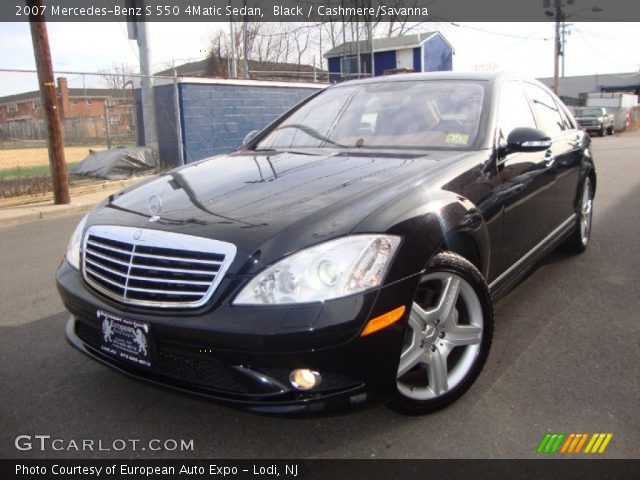 2007 Mercedes-Benz S 550 4Matic Sedan in Black