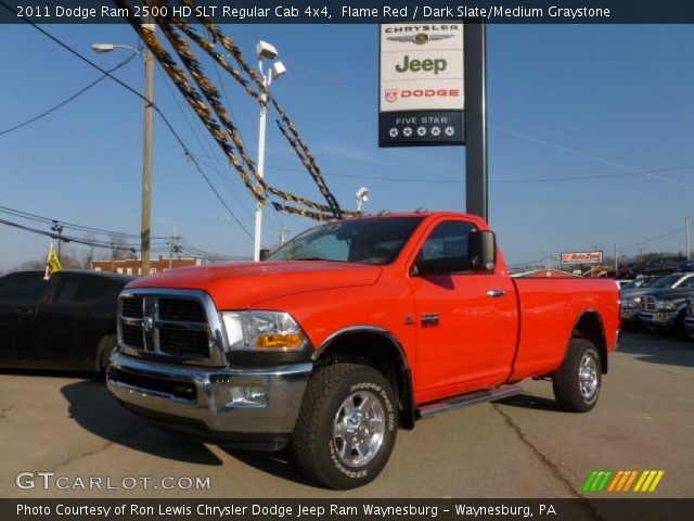 2011 Dodge Ram 2500 HD SLT Regular Cab 4x4 in Flame Red