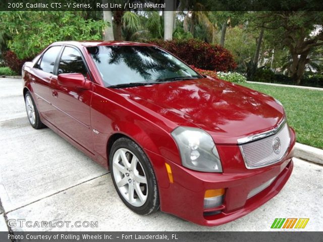 2005 Cadillac CTS -V Series in Red Line