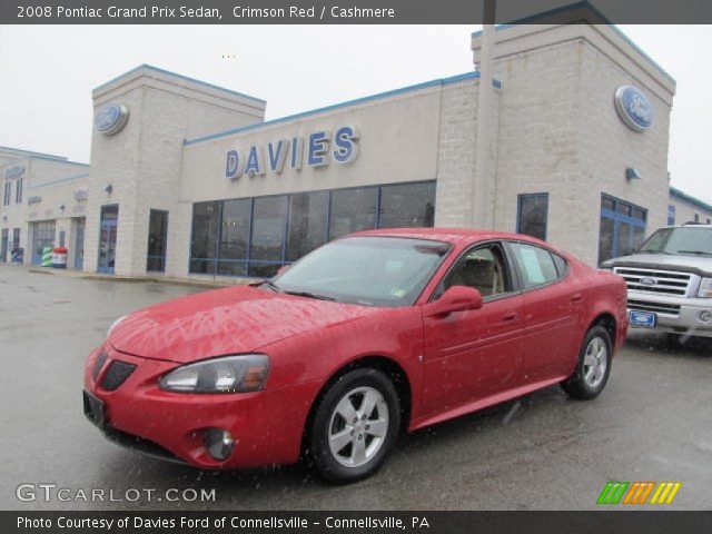 2008 Pontiac Grand Prix Sedan in Crimson Red