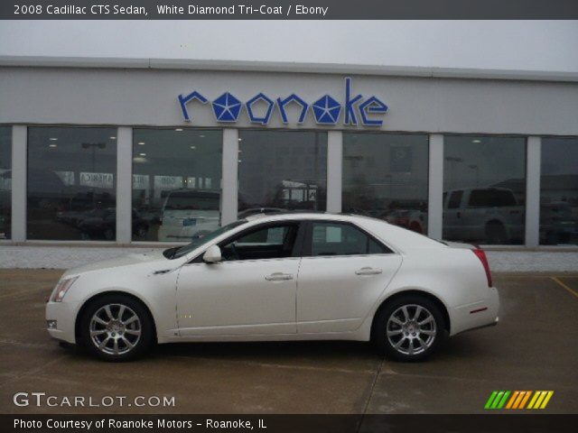 2008 Cadillac CTS Sedan in White Diamond Tri-Coat