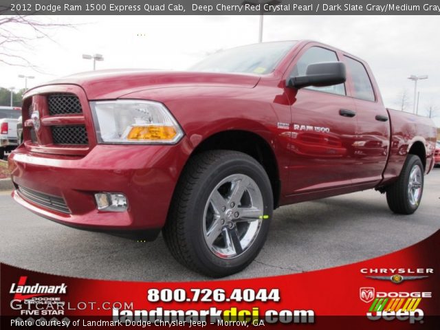 2012 Dodge Ram 1500 Express Quad Cab in Deep Cherry Red Crystal Pearl