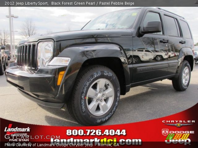 2012 Jeep Liberty Sport in Black Forest Green Pearl