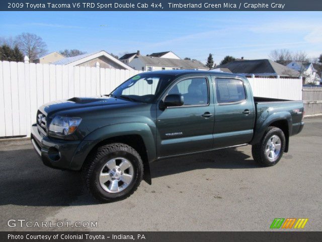 2009 Toyota Tacoma V6 TRD Sport Double Cab 4x4 in Timberland Green Mica