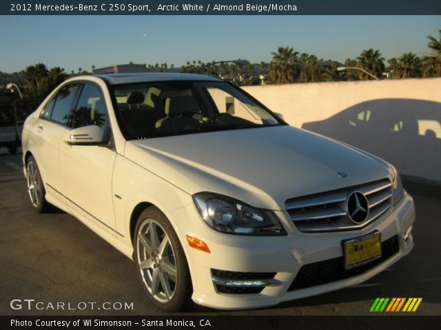 2012 Mercedes-Benz C 250 Sport in Arctic White