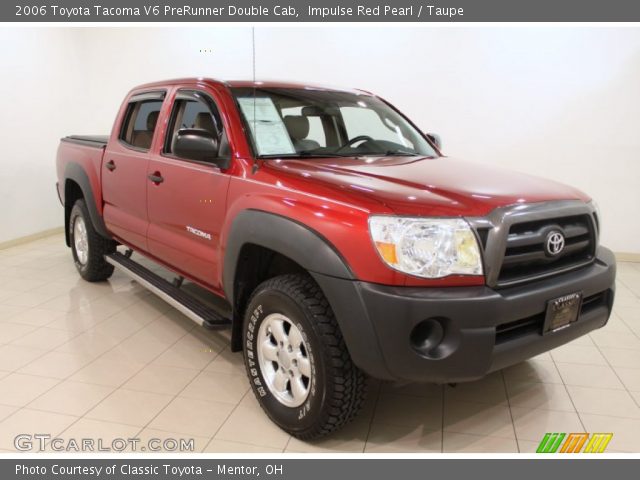 2006 Toyota Tacoma V6 PreRunner Double Cab in Impulse Red Pearl