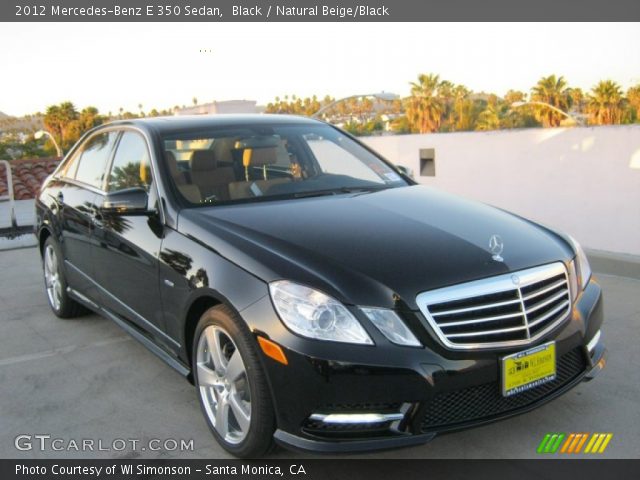 2012 Mercedes-Benz E 350 Sedan in Black