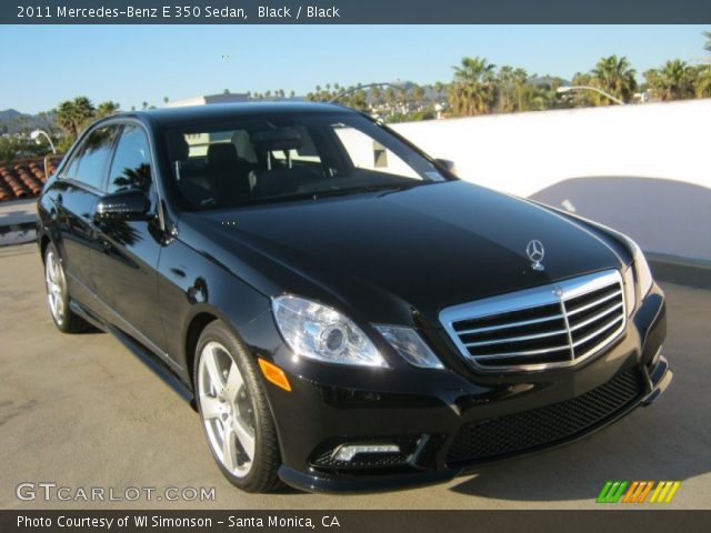 2011 Mercedes-Benz E 350 Sedan in Black
