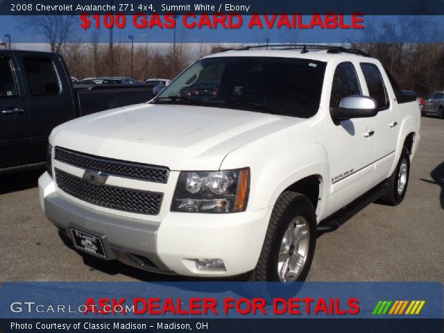 2008 Chevrolet Avalanche Z71 4x4 in Summit White