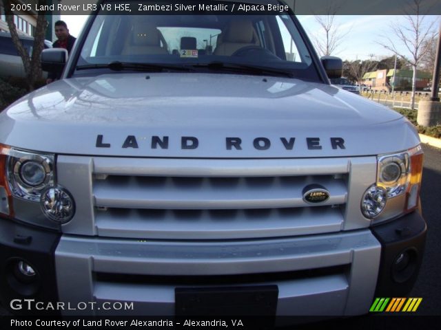 2005 Land Rover LR3 V8 HSE in Zambezi Silver Metallic