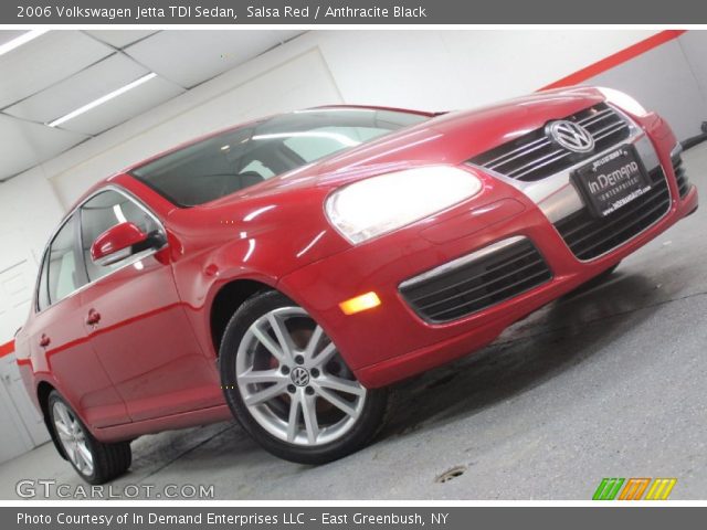 2006 Volkswagen Jetta TDI Sedan in Salsa Red