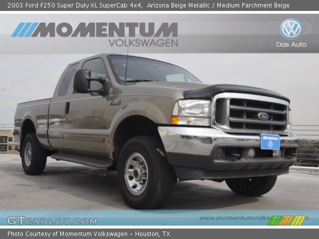 2003 Ford F250 Super Duty XL SuperCab 4x4 in Arizona Beige Metallic
