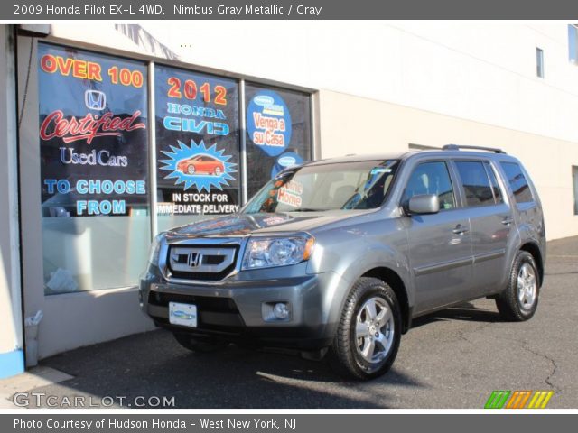 2009 Honda Pilot EX-L 4WD in Nimbus Gray Metallic