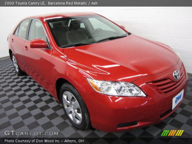 2009 Toyota Camry LE in Barcelona Red Metallic