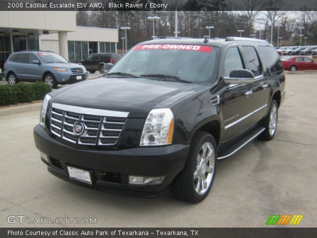 2008 Cadillac Escalade ESV AWD in Black Raven