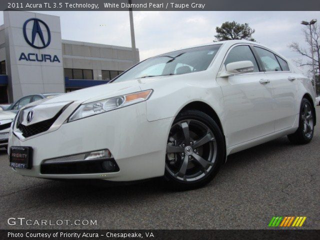 2011 Acura TL 3.5 Technology in White Diamond Pearl