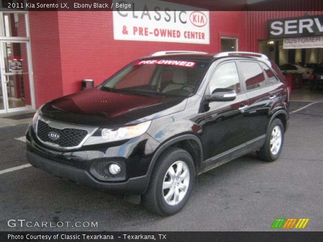 2011 Kia Sorento LX in Ebony Black