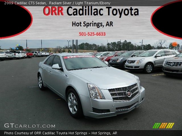2009 Cadillac CTS Sedan in Radiant Silver