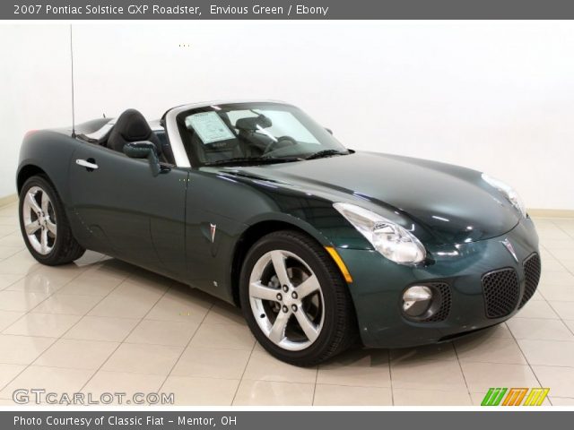 2007 Pontiac Solstice GXP Roadster in Envious Green