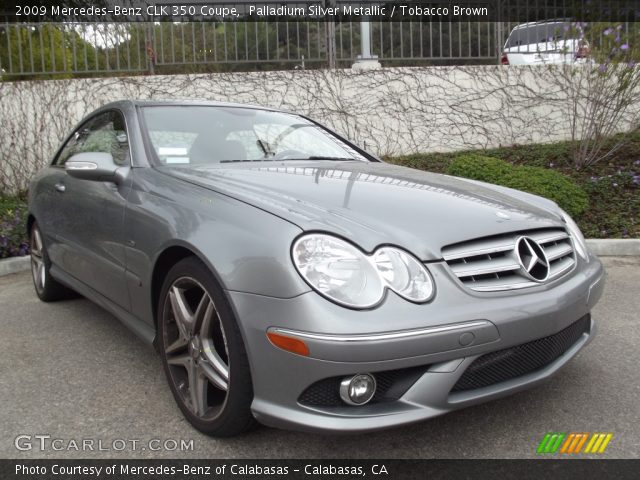 2009 Mercedes-Benz CLK 350 Coupe in Palladium Silver Metallic