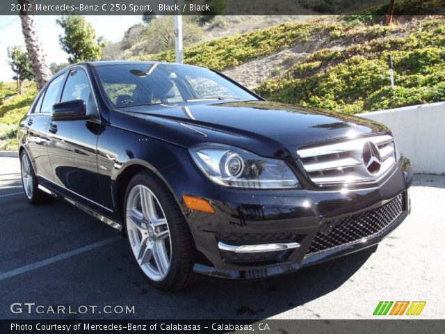 2012 Mercedes-Benz C 250 Sport in Black