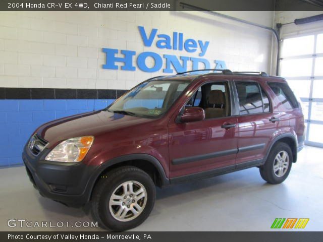 2004 Honda CR-V EX 4WD in Chianti Red Pearl