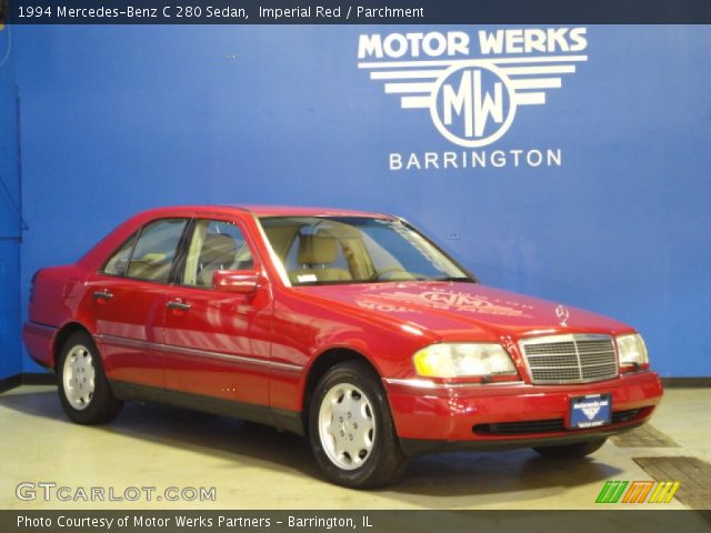 1994 Mercedes-Benz C 280 Sedan in Imperial Red