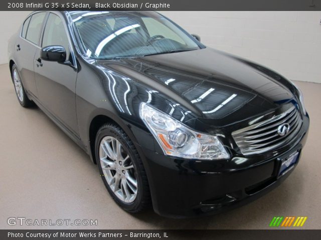 2008 Infiniti G 35 x S Sedan in Black Obsidian