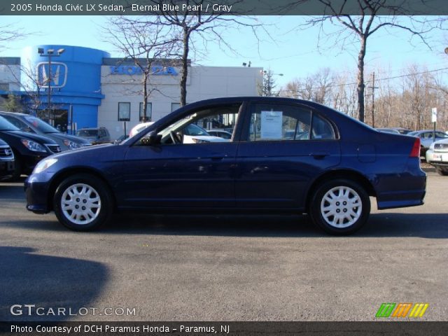 2005 Honda Civic LX Sedan in Eternal Blue Pearl
