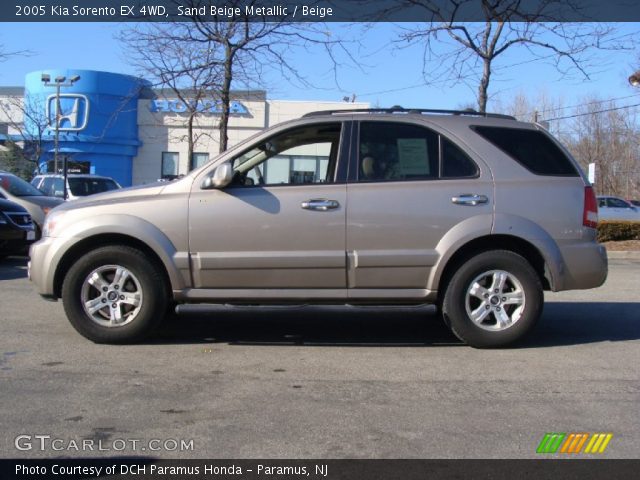 2005 Kia Sorento EX 4WD in Sand Beige Metallic