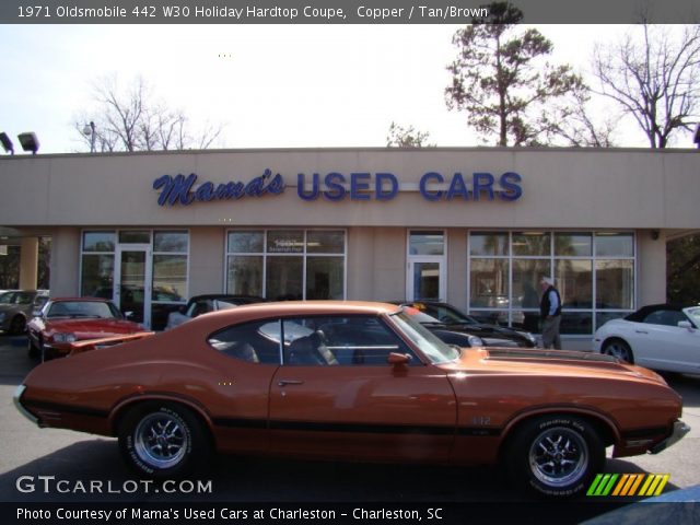 1971 Oldsmobile 442 W30 Holiday Hardtop Coupe in Copper
