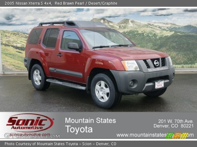 2005 Nissan Xterra S 4x4 in Red Brawn Pearl