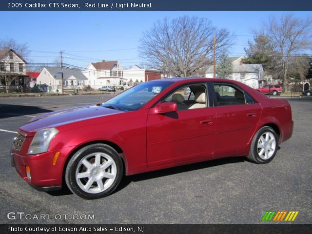 2005 Cadillac CTS Sedan in Red Line