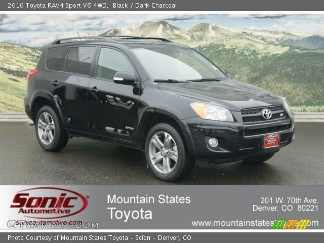 2010 Toyota RAV4 Sport V6 4WD in Black