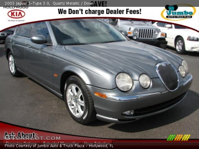 2003 Jaguar S-Type 3.0 in Quartz Metallic